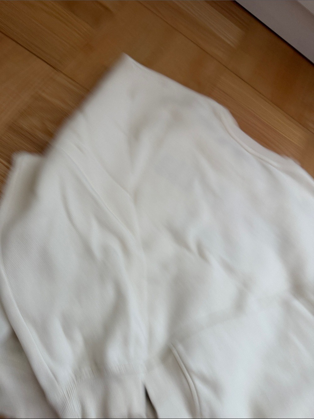 Zara Cream Sweatshirt Black Embroidered Letters Medium - Picture 4 of 5